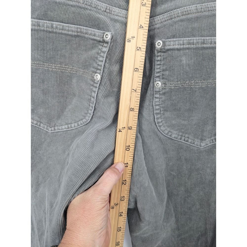 Polo Ralph Lauren Corduroy Pants Womens 6 Gray Bootcut Utility Workwear Casual - Picture 8 of 10